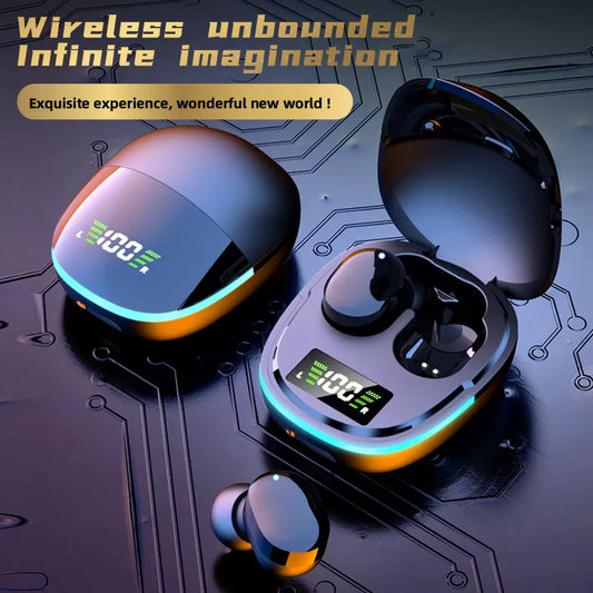 Headphones Bluetooth TWS G9S: Som Hi-Fi sem Fio à Prova d'Água para Esportes e Redução de Ruído